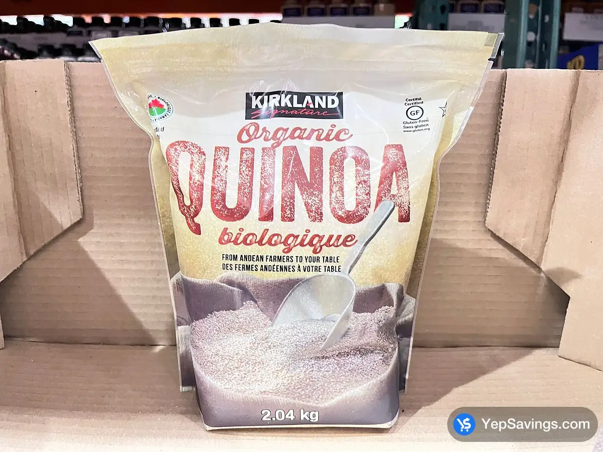Costco KIRKLAND SIGNATURE ORGANIC QUINOA 2.04 kg - Canada (ITM 1001368)