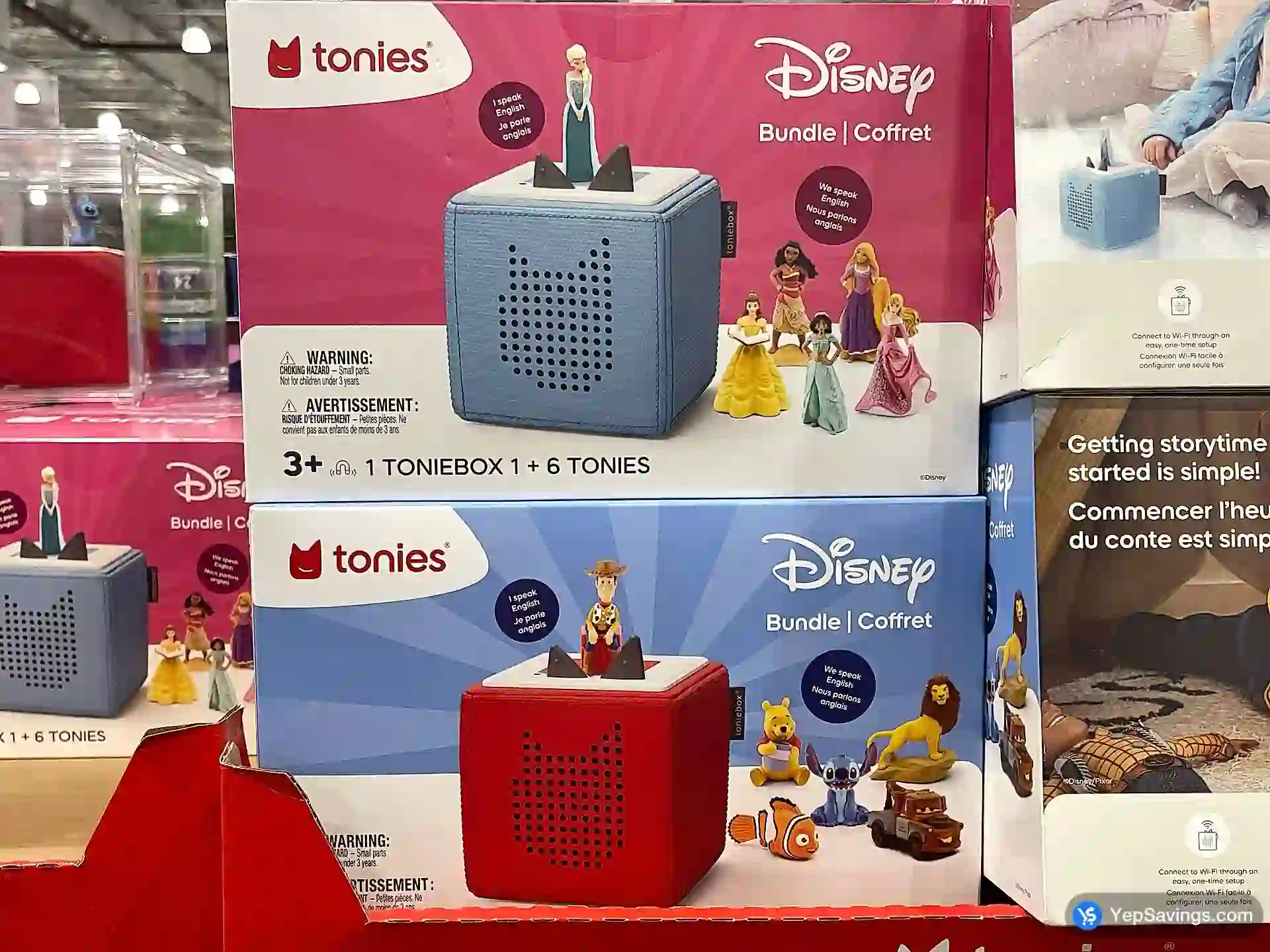 Costco DISNEY TONIES 1 TONIEBOX & 6 TONIES ENGLISH ASSORTMENT - Canada (ITM 1952959)