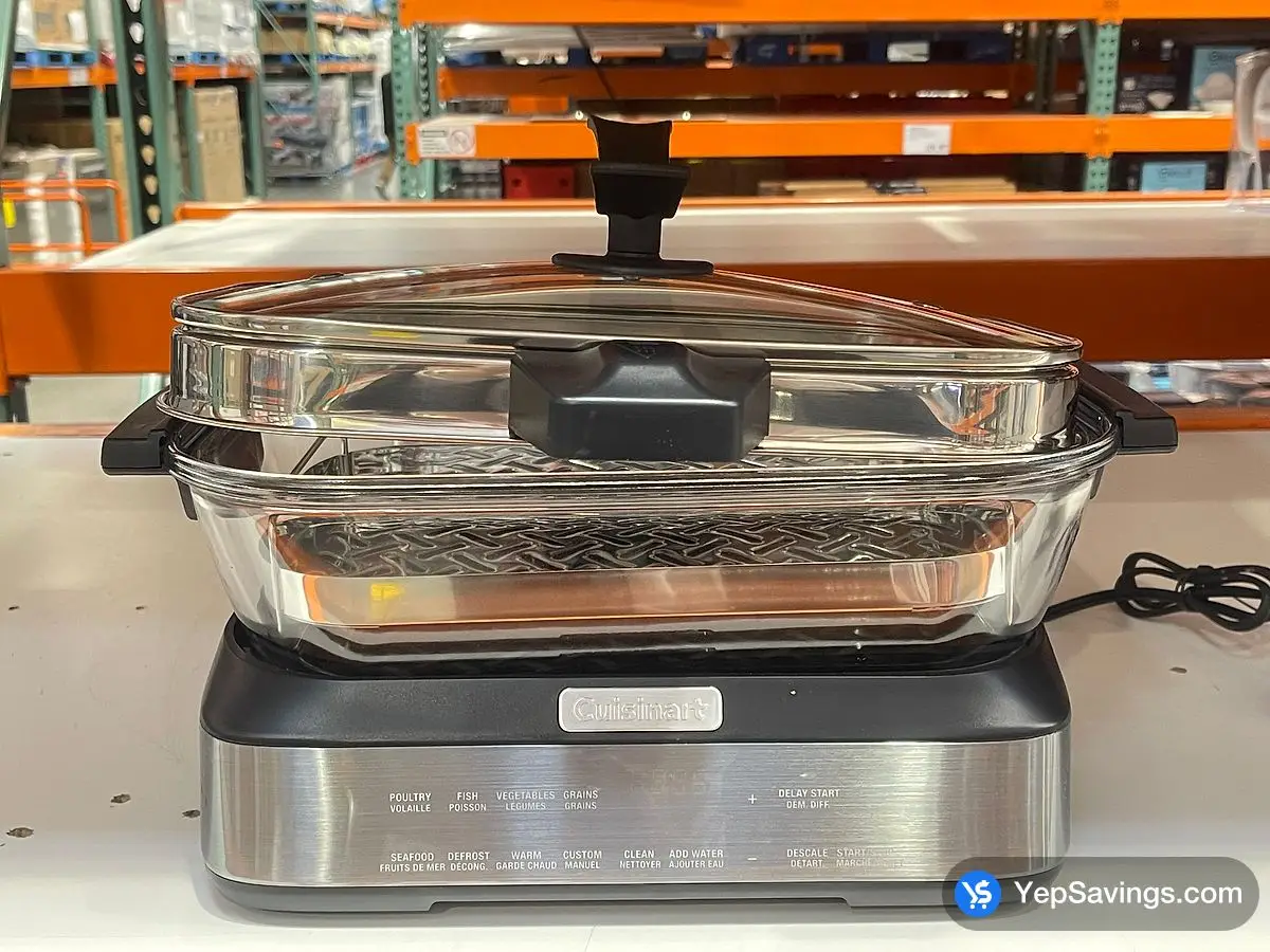 Costco CUISINART DIGITAL GLASS STEAMER 6L - Canada (ITM 1569741)