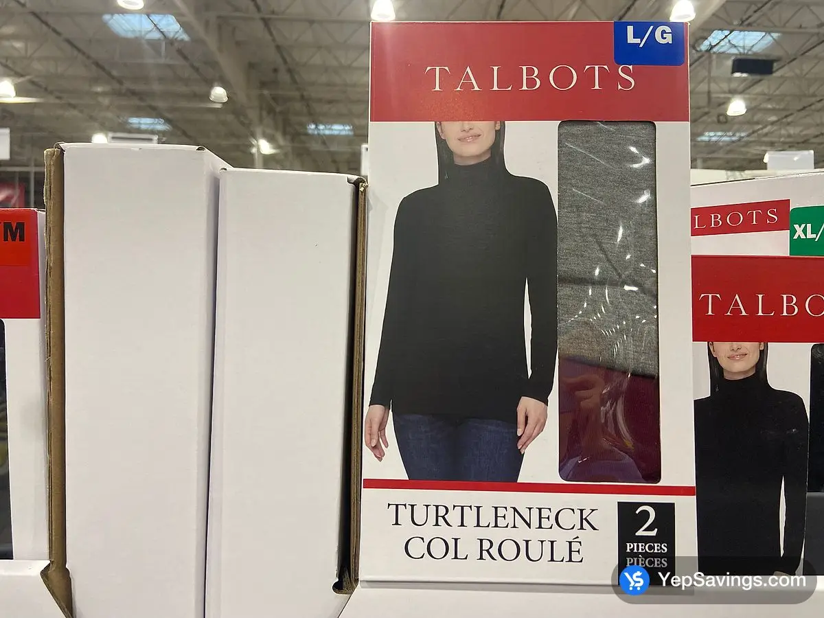 Costco TALBOTS TURTLENECKS 2PK + LADIES SIZES S - XXL - Canada (ITM 2814781)