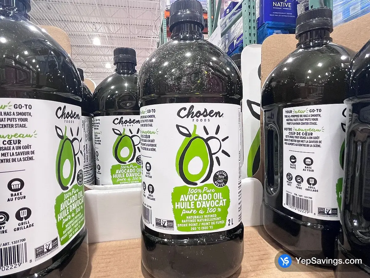 Costco CHOSEN FOODS PURE AVOCADO OIL 2 L - Canada (ITM 1331709)