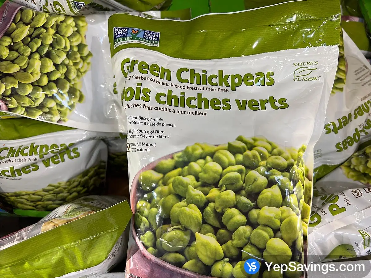 NATURE'S CLASSIC GREEN CHICKPEAS 1.5 kg ITM 676698 at Costco