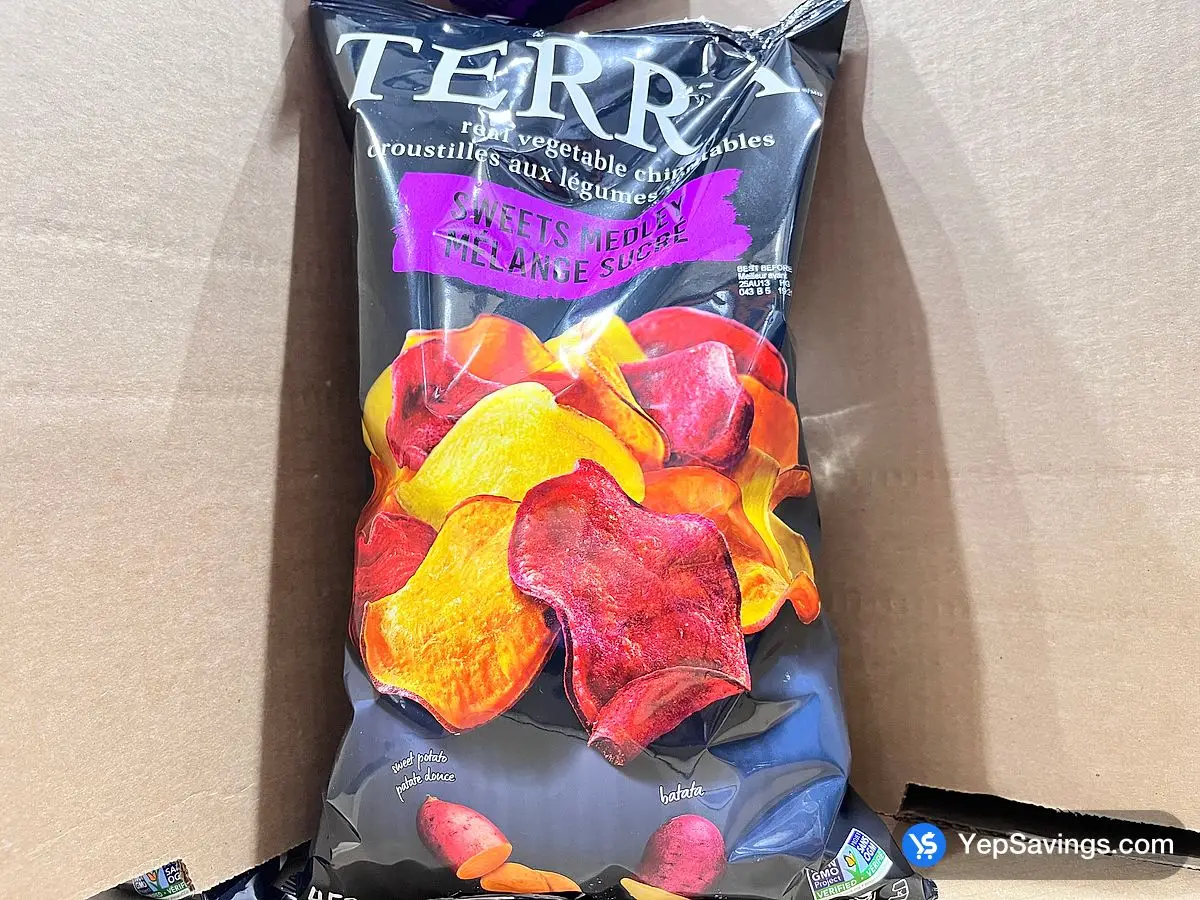 TERRA SWEETS MEDLEY EXOTIC VEGETABLE CHIPS 453g ITM 1127643 at Costco