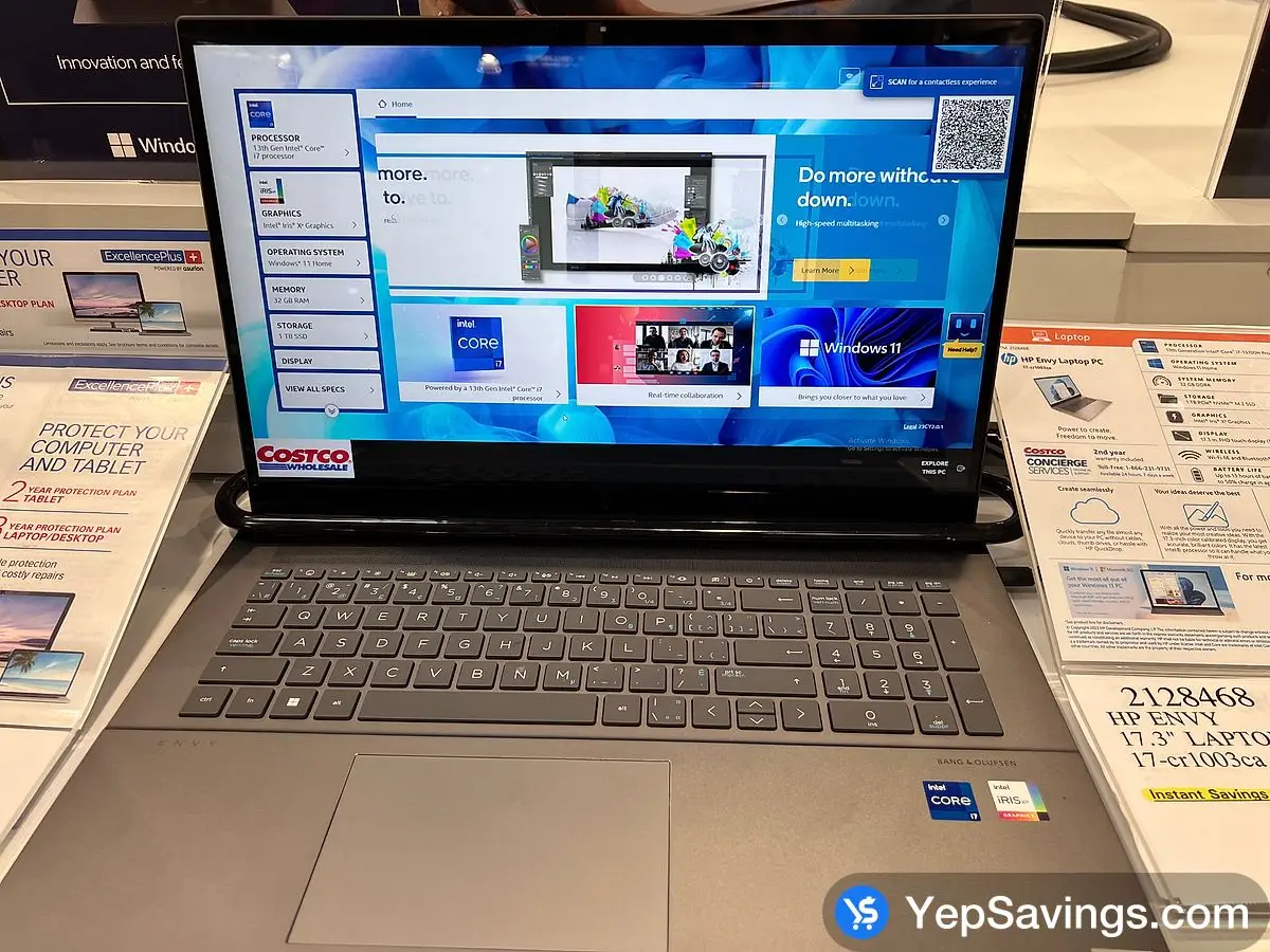 HP ENVY 17.3IN LAPTOP COMPUTER 17 - cr1003ca ITM 2128468 at Costco