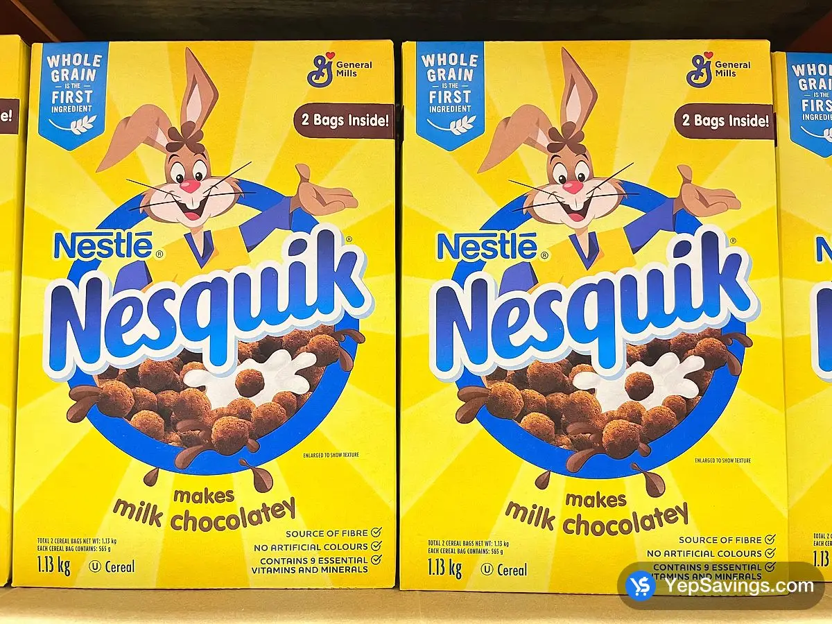 GENERAL MILLS NESQUIK CEREAL 1.1kg ITM 1555026 at Costco