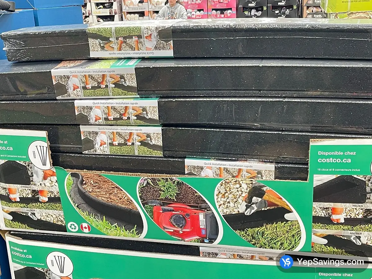 Costco TECHNOFLEX LANDSCAPING EDGE PACK OF 4 - Canada (ITM 1194725)