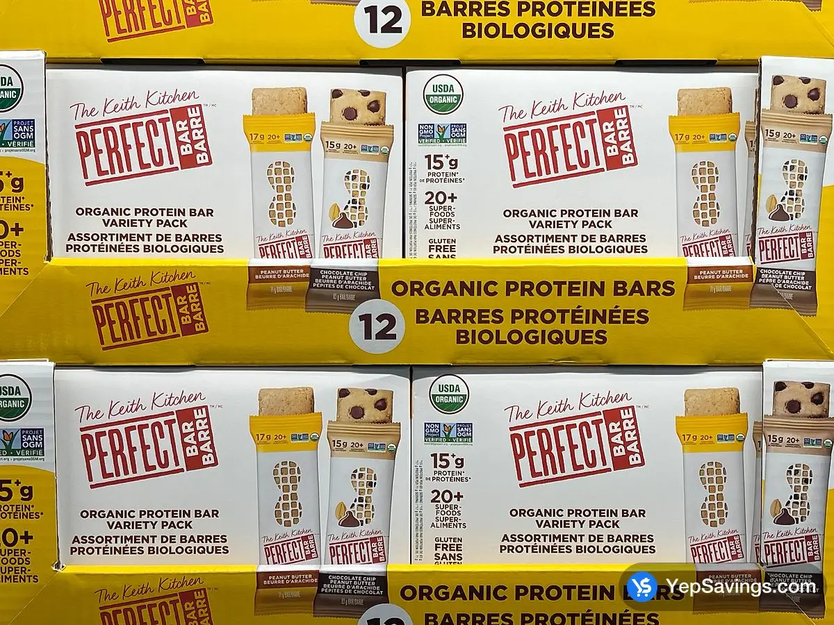 Costco THE KEITH KITCHEN PERFECT BAR VARIETY 816 g - Canada (ITM 2207160)