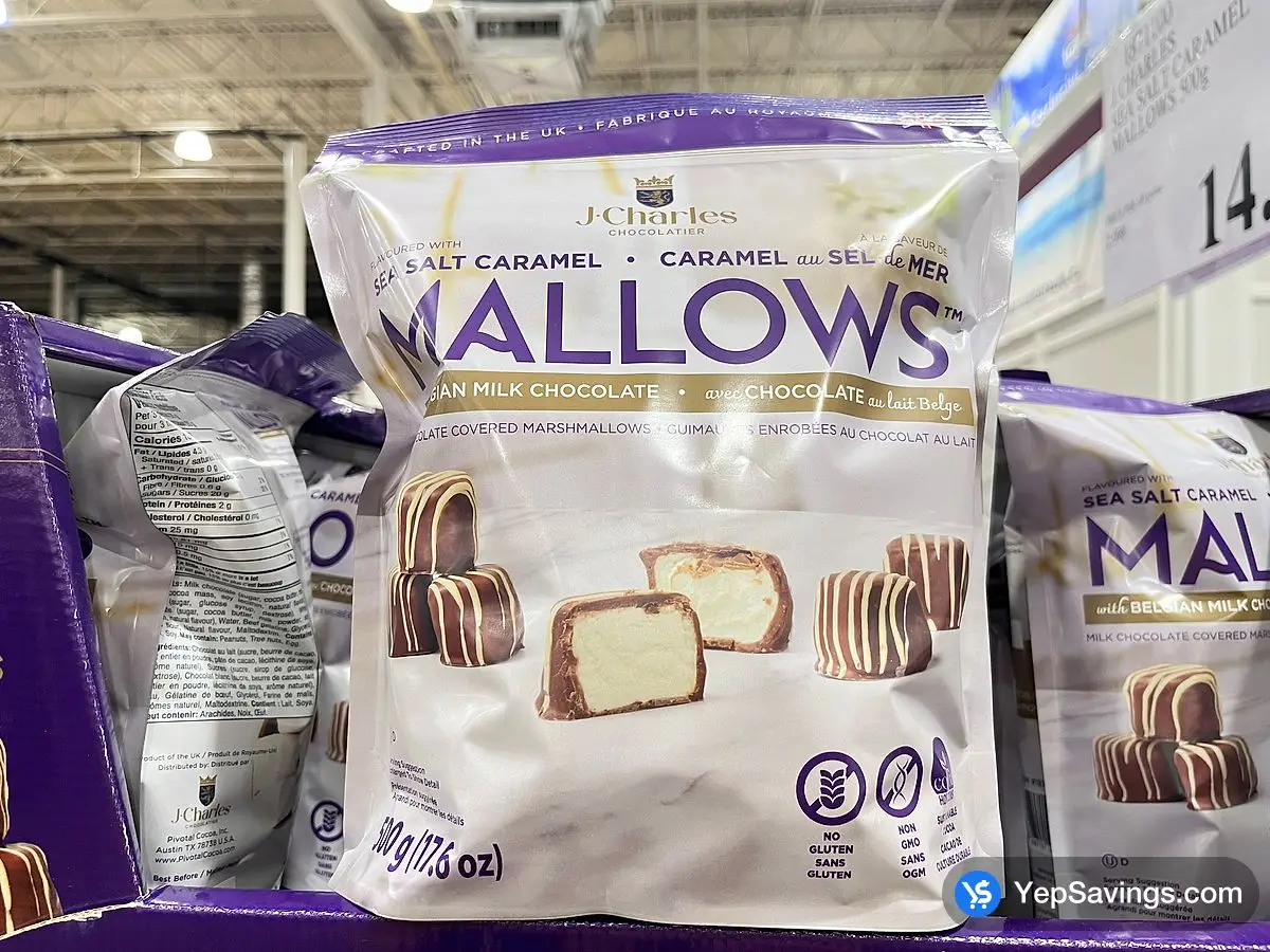 Costco J CHARLES SEA SALT CARAMEL MALLOWS 500g - Canada (ITM 1871100)