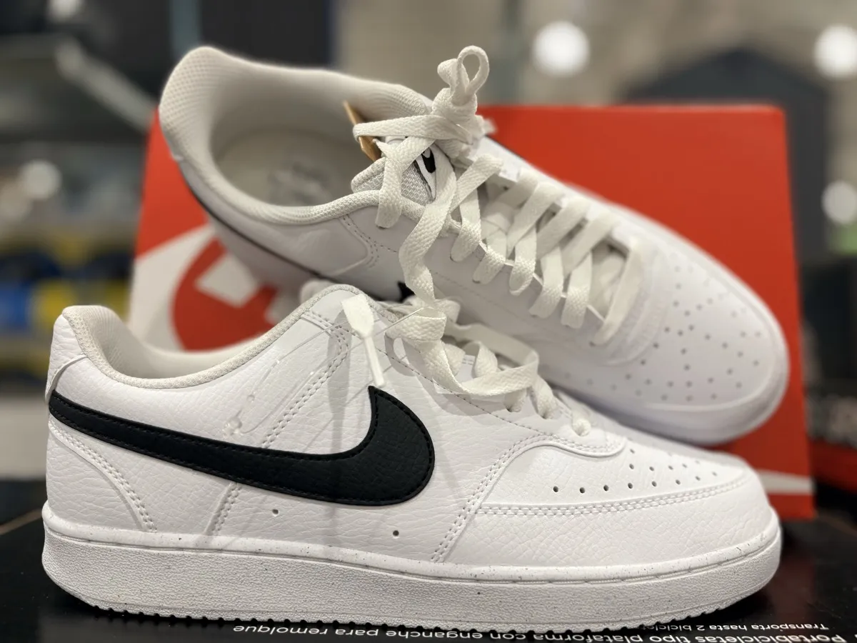 Nike Court Vision Lo women's shoe at Costco Canada — front view with Swoosh
