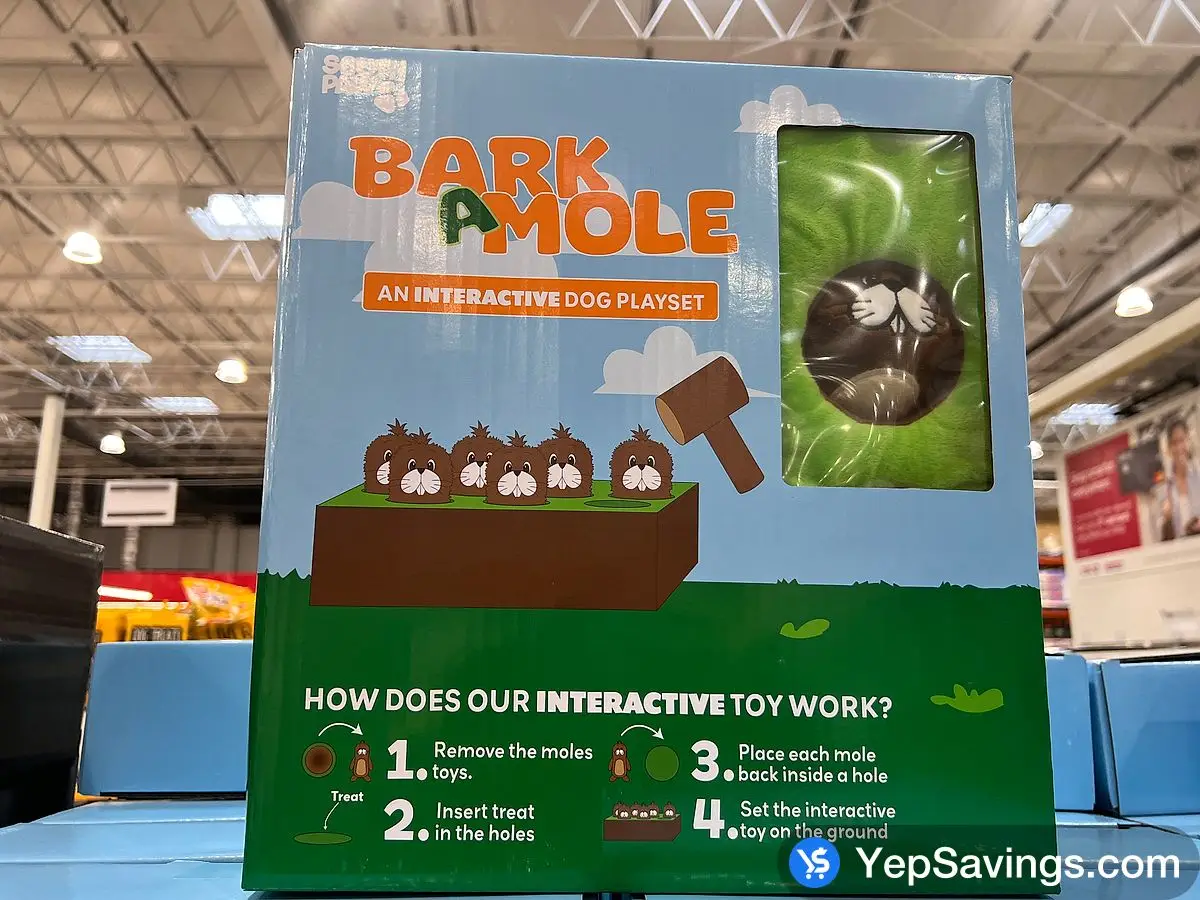 SOUTHPAW BARK A MOLE INTERACTIVE DOG TOY  ITM 1787944 at Costco