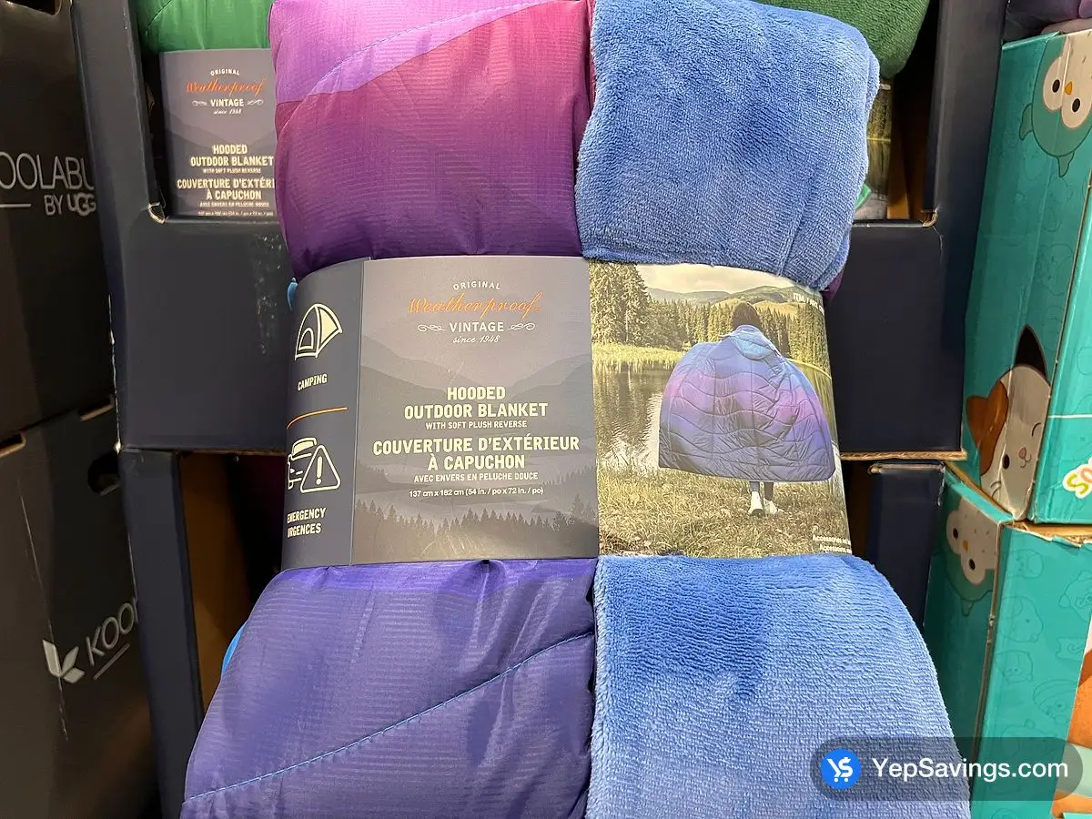 Costco WEATHERPROOF OUTDOOR HOODED BLANKET 54 " X 72 " - Canada (ITM 1796204)