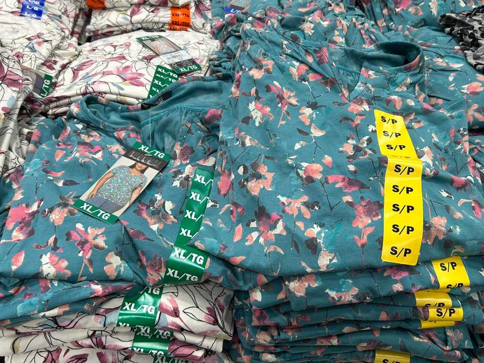 Costco NICOLE MILLER PRINTED RUCHED T-SHIRTRT +LADIES SIZES S-XXXL - Canada (ITM 1049001)