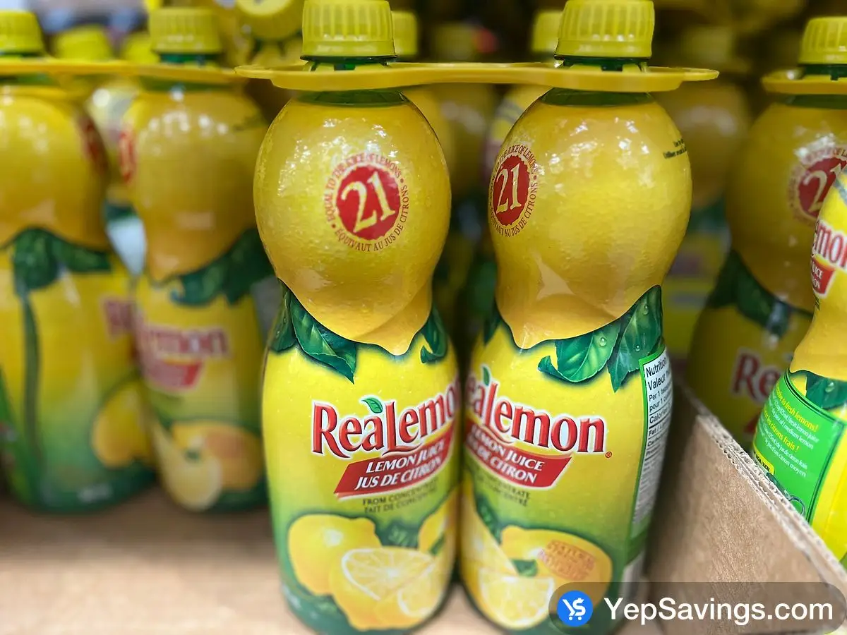 Costco REALEMON LEMON JUICE 2 x 945 mL - Canada (ITM 180100)
