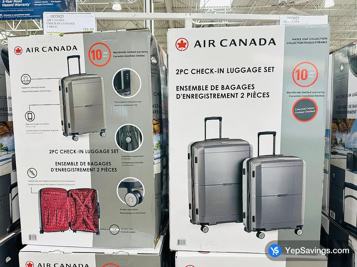 Air canada check in fashion luggage