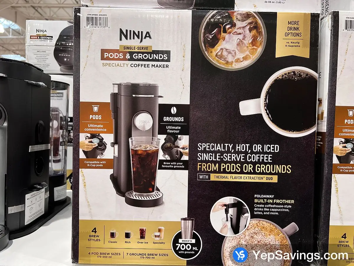 NINJA SINGLE SERVE SPECIALTY COFFEEMAKER ITM 4152815 at Costco