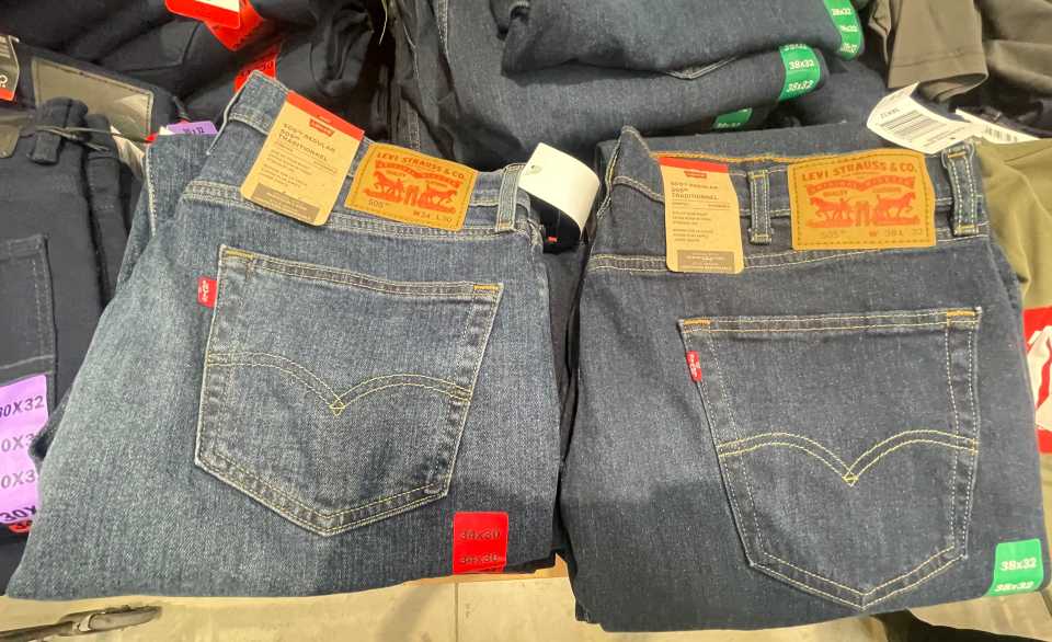 Levis 505 stretch clearance costco