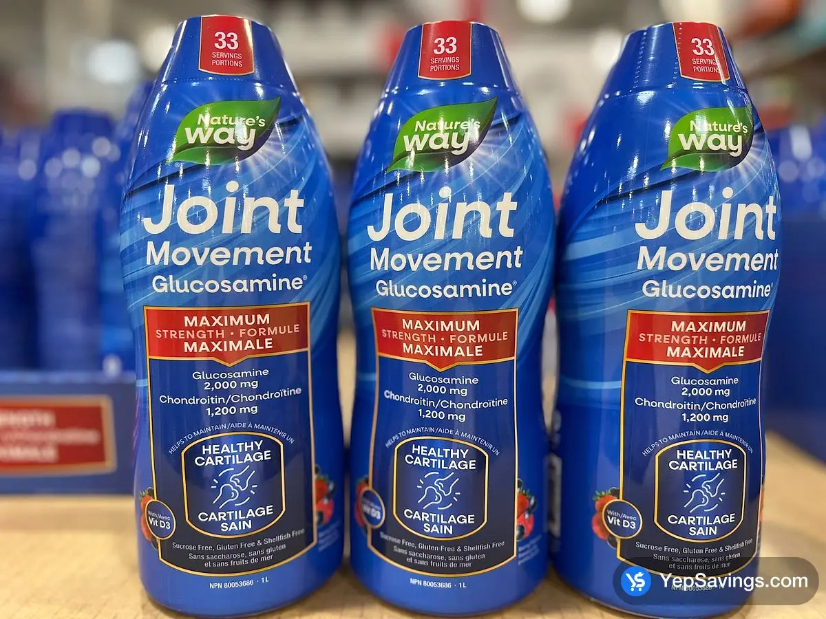 Costco NATURE'S WAY LIQUID GLUCOSAMINE 1L - Canada (ITM 502146)