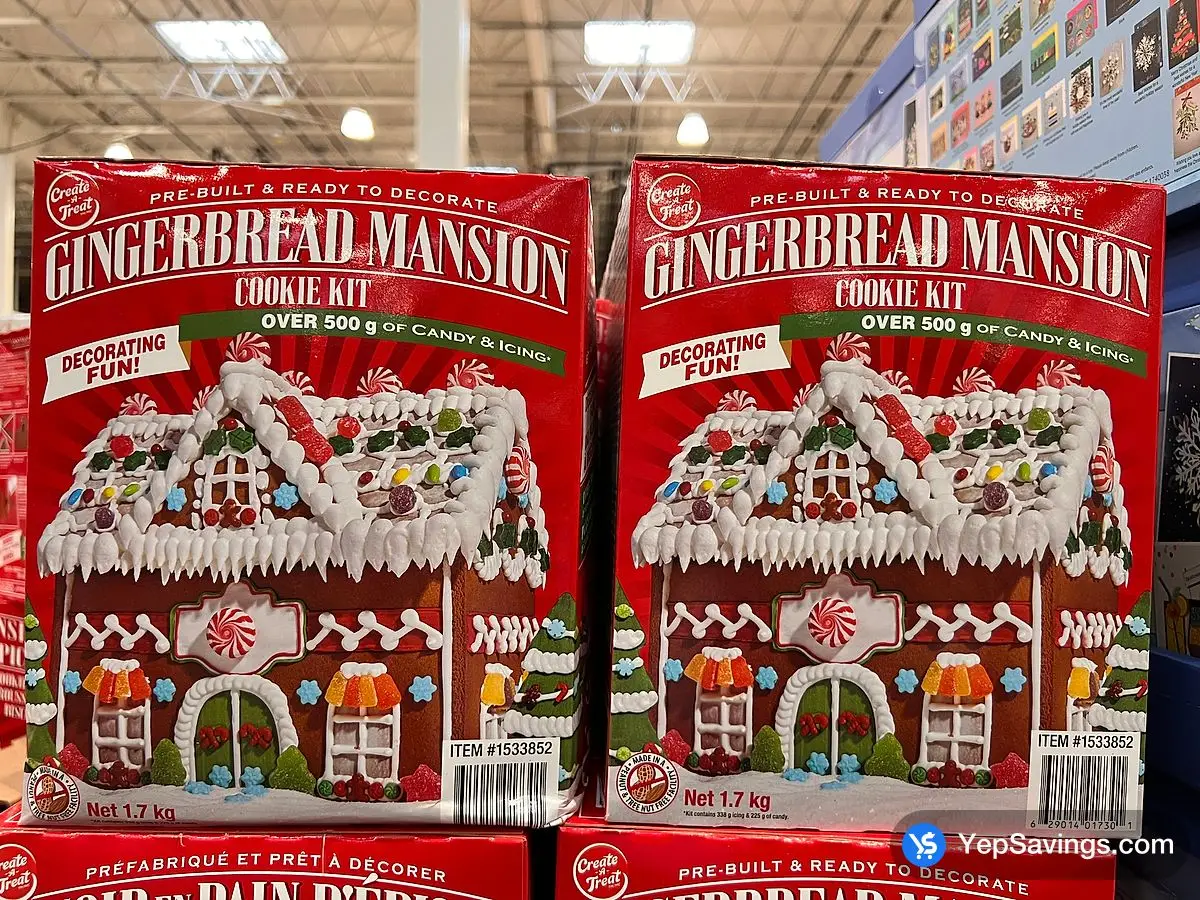 Costco CREATE A TREAT GINGERBREAD HOUSE 1.68 kg - Canada (ITM 1533852)