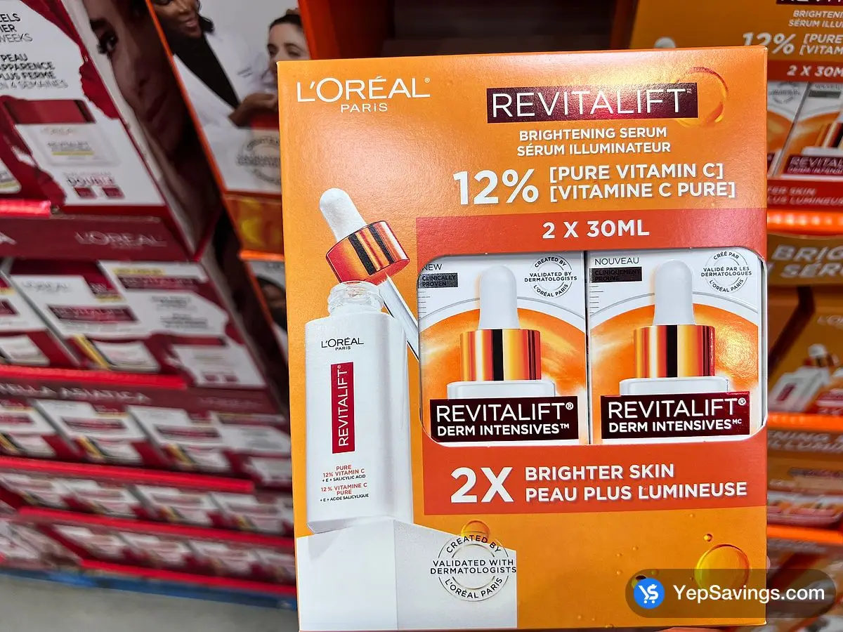 Costco L'OREAL PARIS REVITALIFT VIT C SERUM 2 X 30 mL - Canada (ITM 1712499)