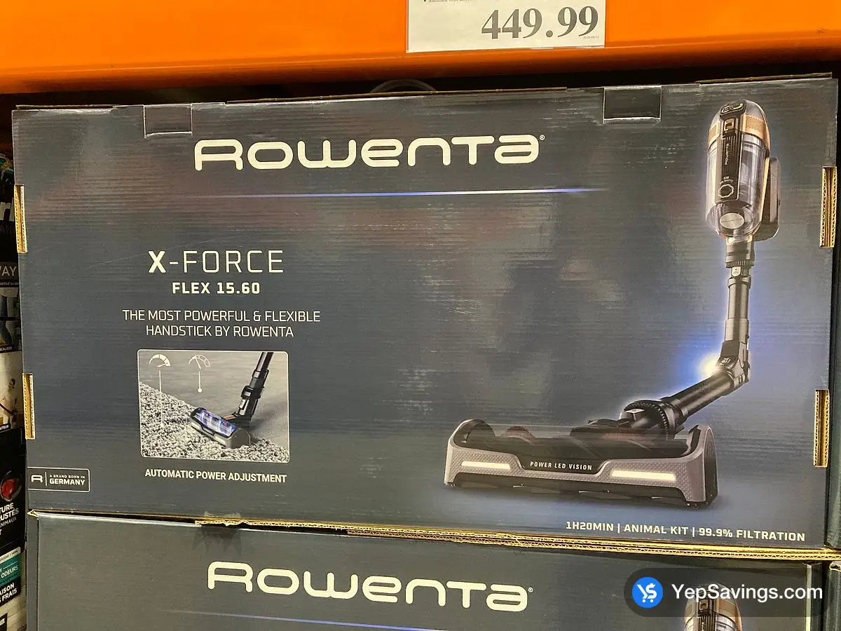 Costco ROWENTA X - FORCE FLEX 15.60 CORDLESS VACUUM - Canada (ITM 1995792)