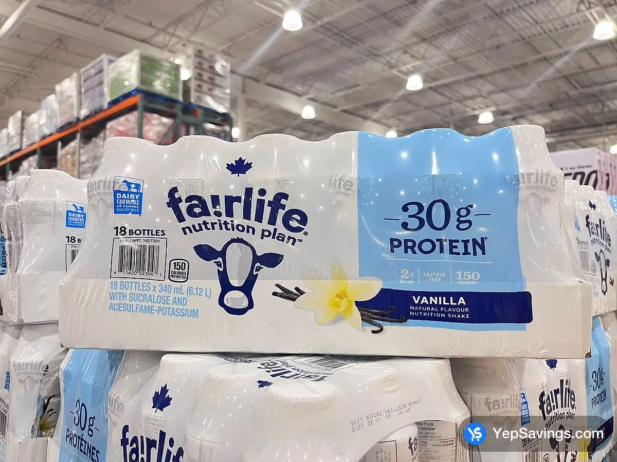 Costco FAIRLIFE PROTEIN VANILLA SHAKE 18 x 340 mL - Canada (ITM 1627201)