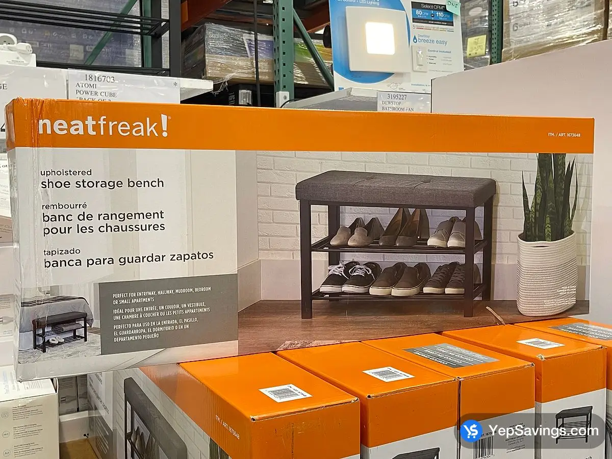 Costco NEATFREAK SHOE STORAGE BENCH - Canada (ITM 1673648)