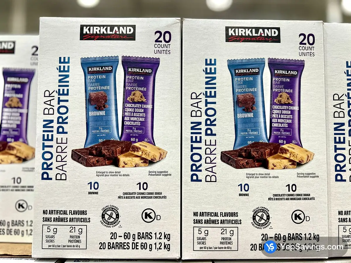 Costco KIRKLAND SIGNATURE PROTEIN BARS 20X60g - Canada (ITM 1014809)
