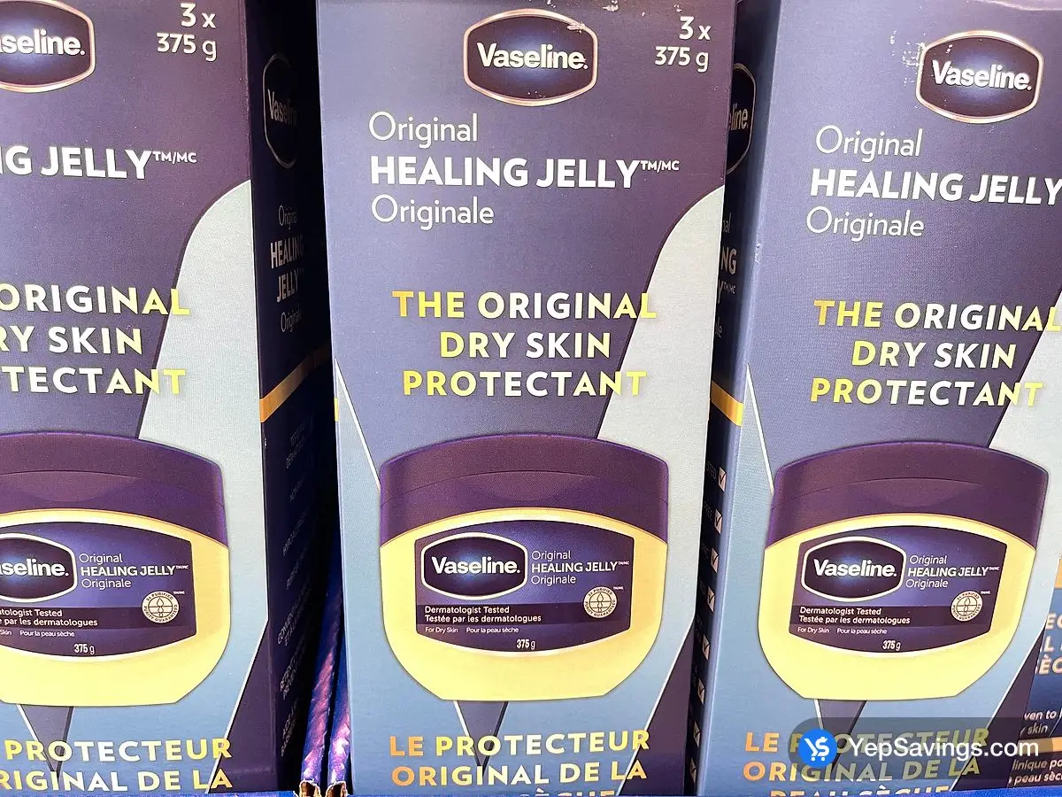 Costco VASELINE PETROLEUM JELLY 3 X 375G - Canada (ITM 4435100)