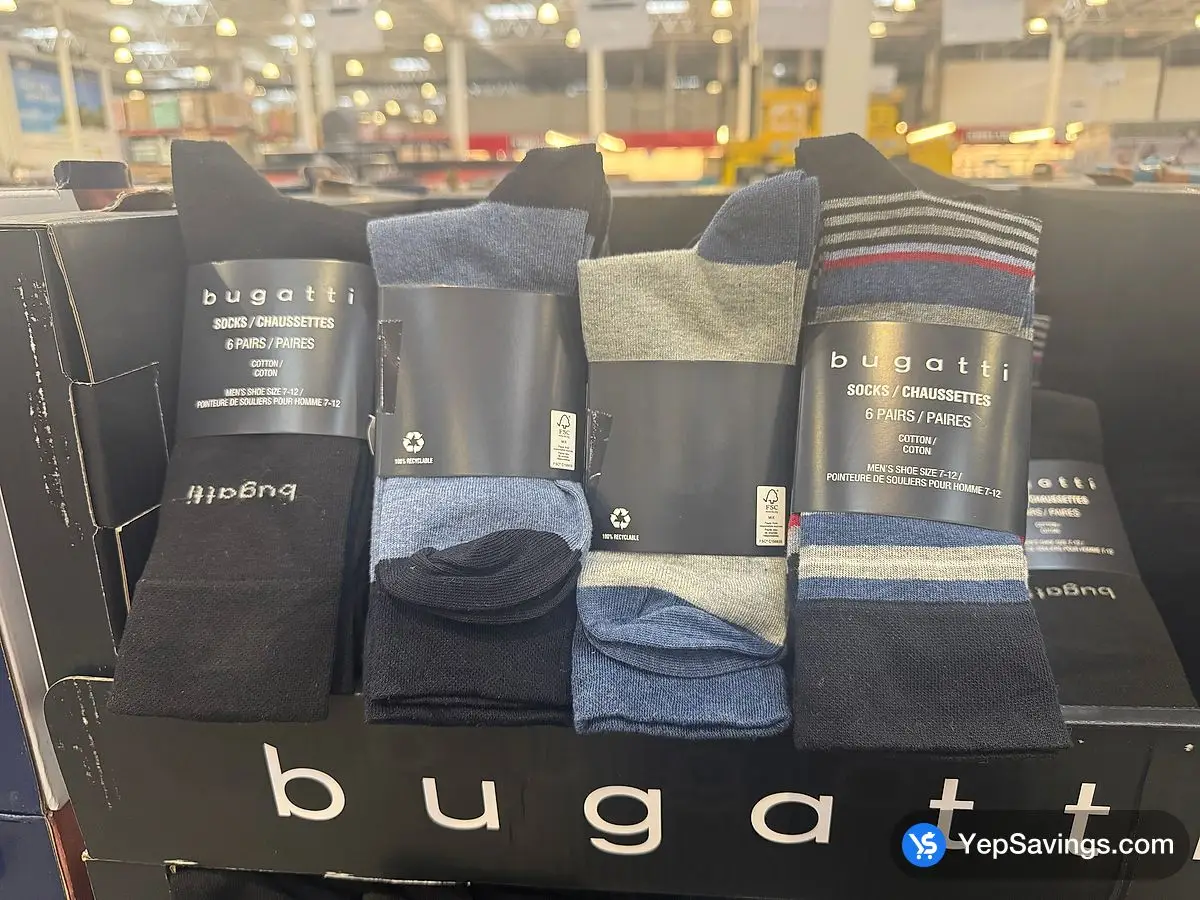 Costco BUGATTI DRESS SOCKS 6PK MENS SIZES 7-12 - Canada (ITM 1815141)