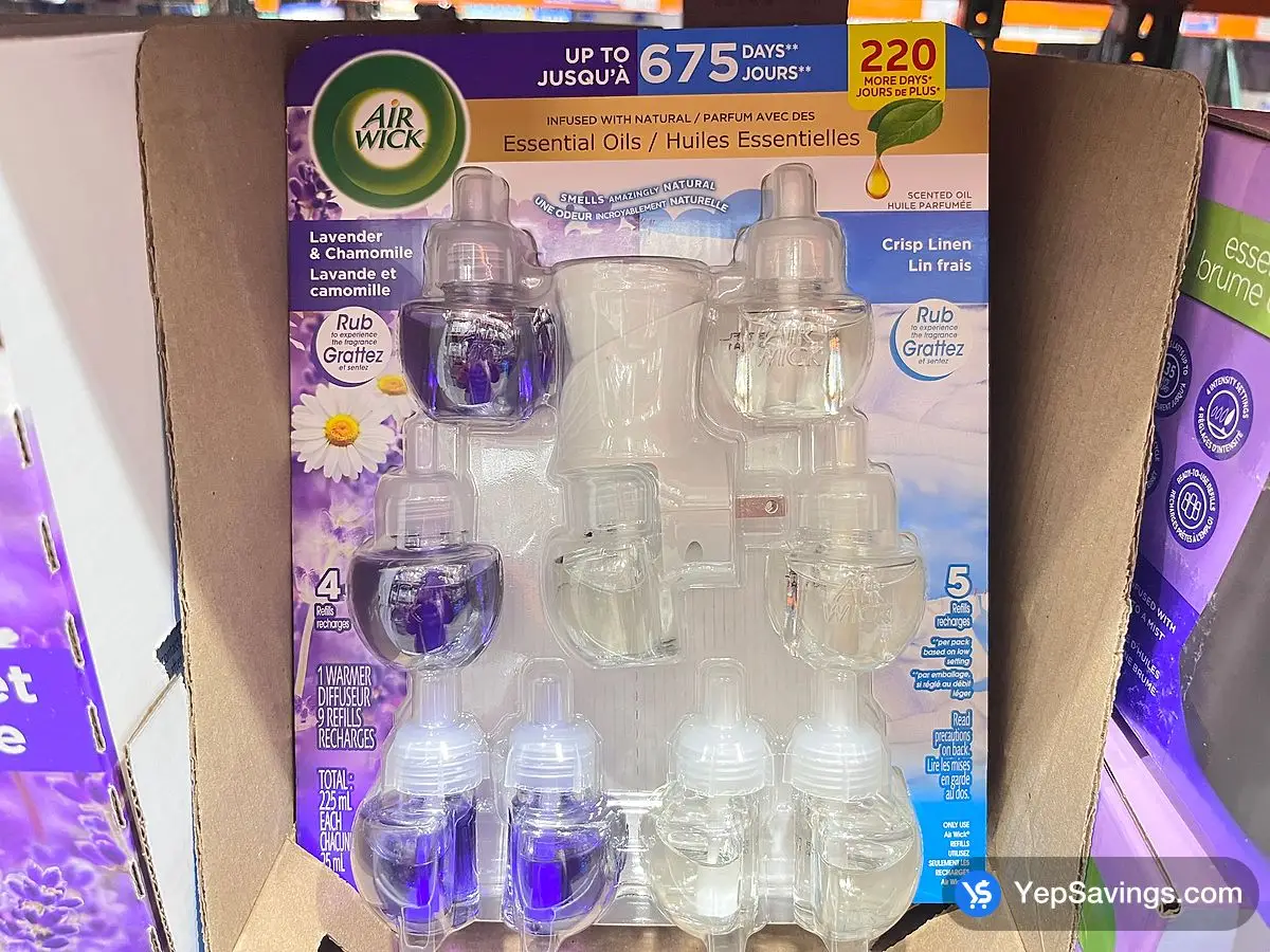 Costco AIR WICK SCENTED OIL 9 REFILLS - Canada (ITM 1316243)