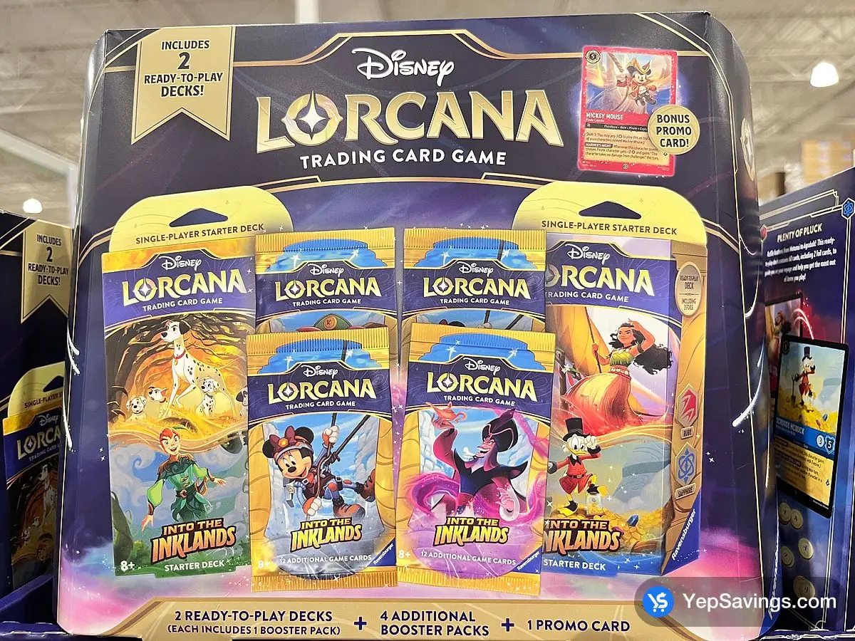 Costco DISNEY LORCANA INTO THE INKLANDS ENGLISH STARTER DECK - Canada (ITM 1785063)