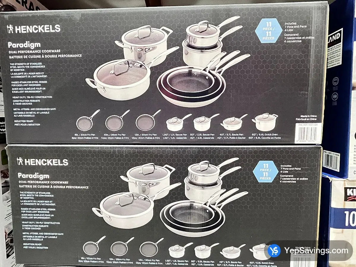 Costco ZWILLING PARADIGM COOKWARE SET 11 PIECES - Canada (ITM 1821128)