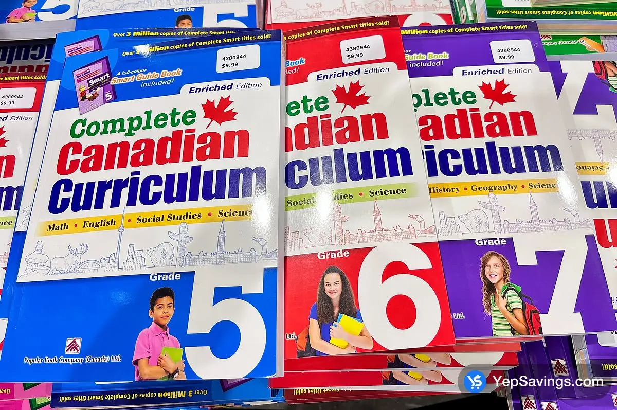 Costco Complete Canadian Curriculum Math / English / Social Studies / Science - Canada (ITM 3380944)