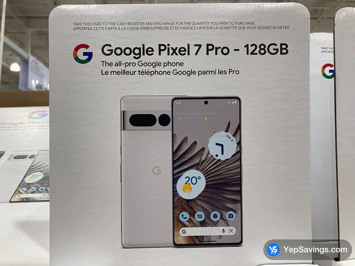 Costco GOOGLE PIXEL 7 PRO 5G 128GB WHITE - Canada (ITM 1913144)