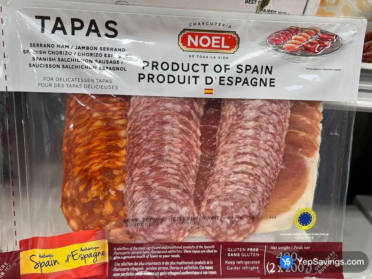 Costco NOEL SPANISH TAPAS 2 X 200 g - Canada (ITM 1567350)