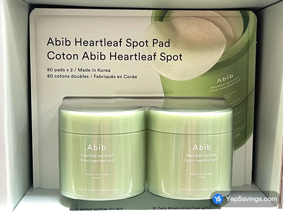 Costco ABIB HEARTLEAF SPOT PADS 2 x 80 pads - Canada (ITM 1904602)