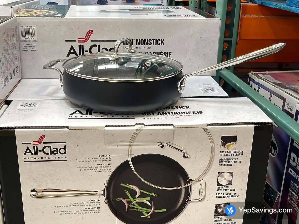 Costco ALL CLAD HA1 SAUTÉ PAN 3.8 L ( 4 QT . - Canada (ITM 1893590)