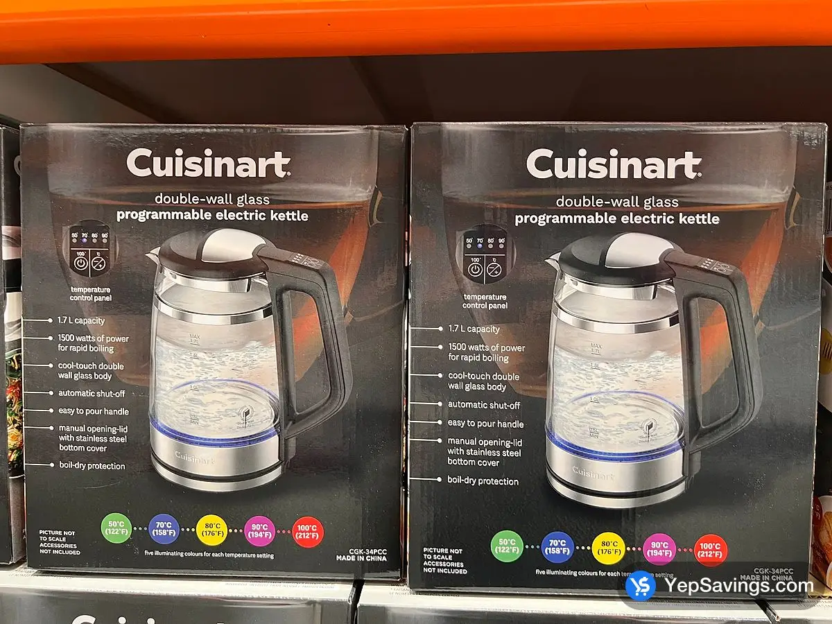 Costco CUISINART ELECTRIC GLASS KETTLE 1.8 QT ( 1.7 L ) - Canada (ITM 1891572)