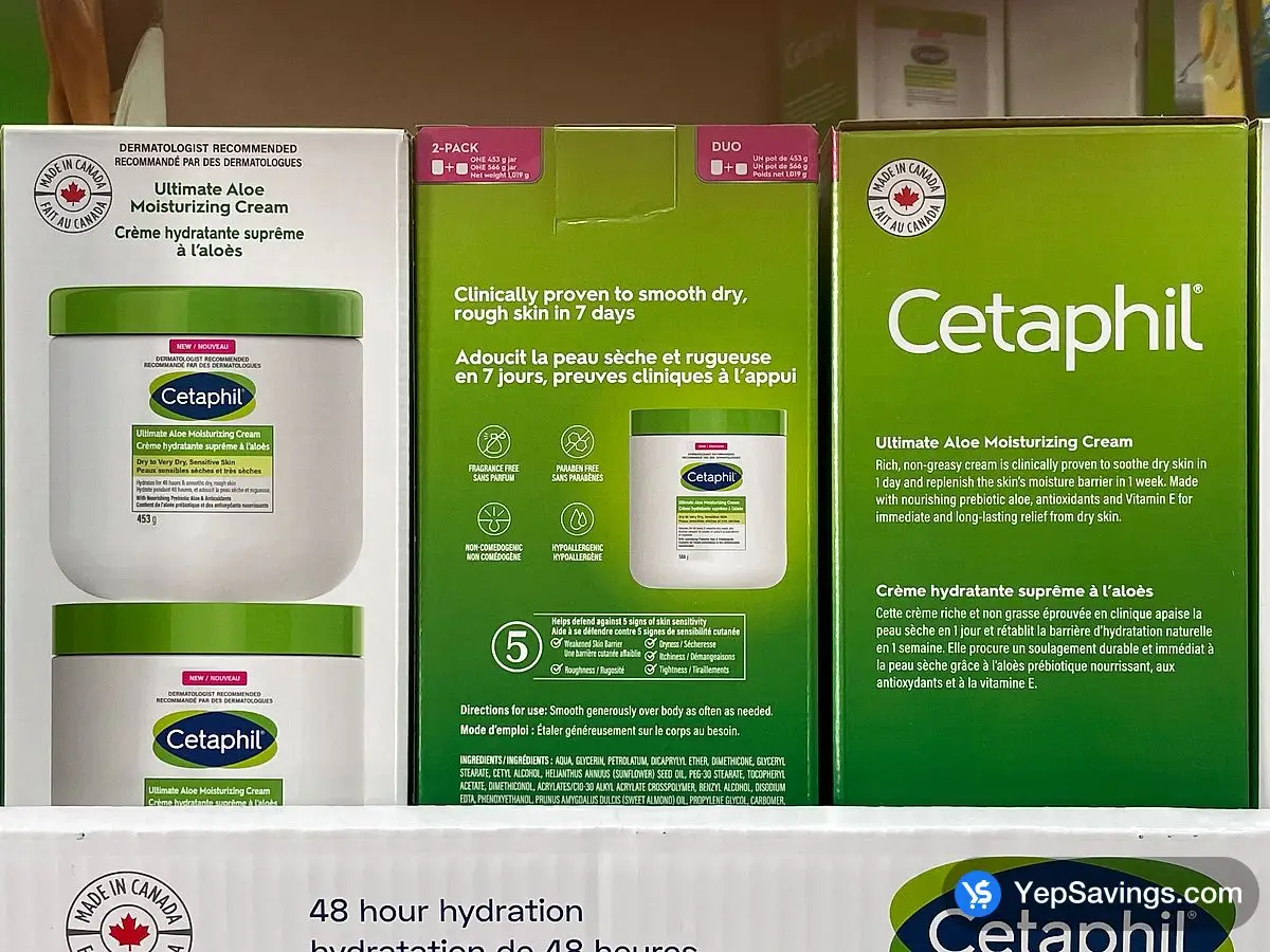 Costco CETAPHIL ULTIMATE CREAM 566 g + 453 g - Canada (ITM 1753463)