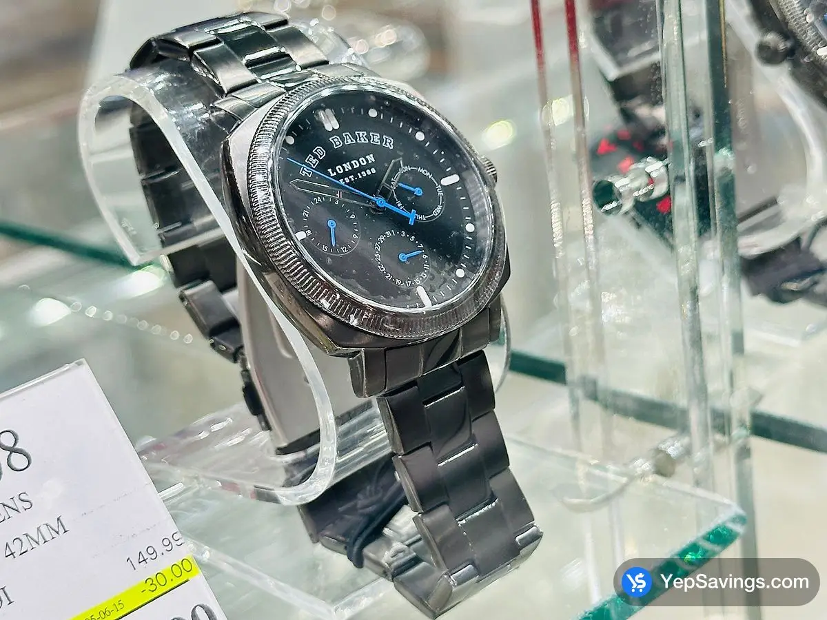 Costco TED BAKER MENS BLACK DIAL , 42MM BKPCNS31291 - Canada (ITM 1908008)