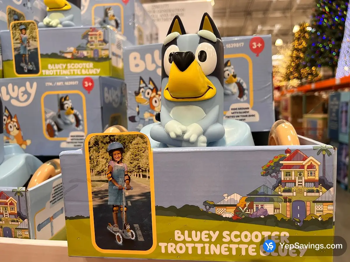 Costco BLUEY 3D LIGHTUP SCOOTER 3 WHEELS - Canada (ITM 1839817)