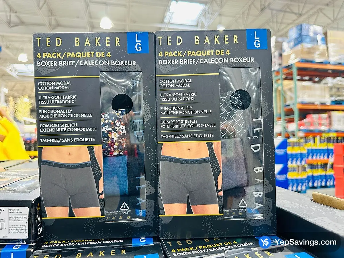Costco TED BAKER BOXER BRIEFS 4PK + MENS SIZES S - XL - Canada (ITM 7947271)