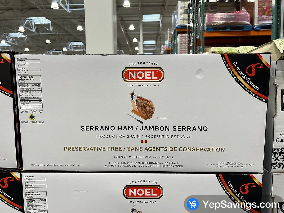 Costco NOEL SERRANO HAM FULL LEG 6.5 kg - Canada (ITM 1356341)