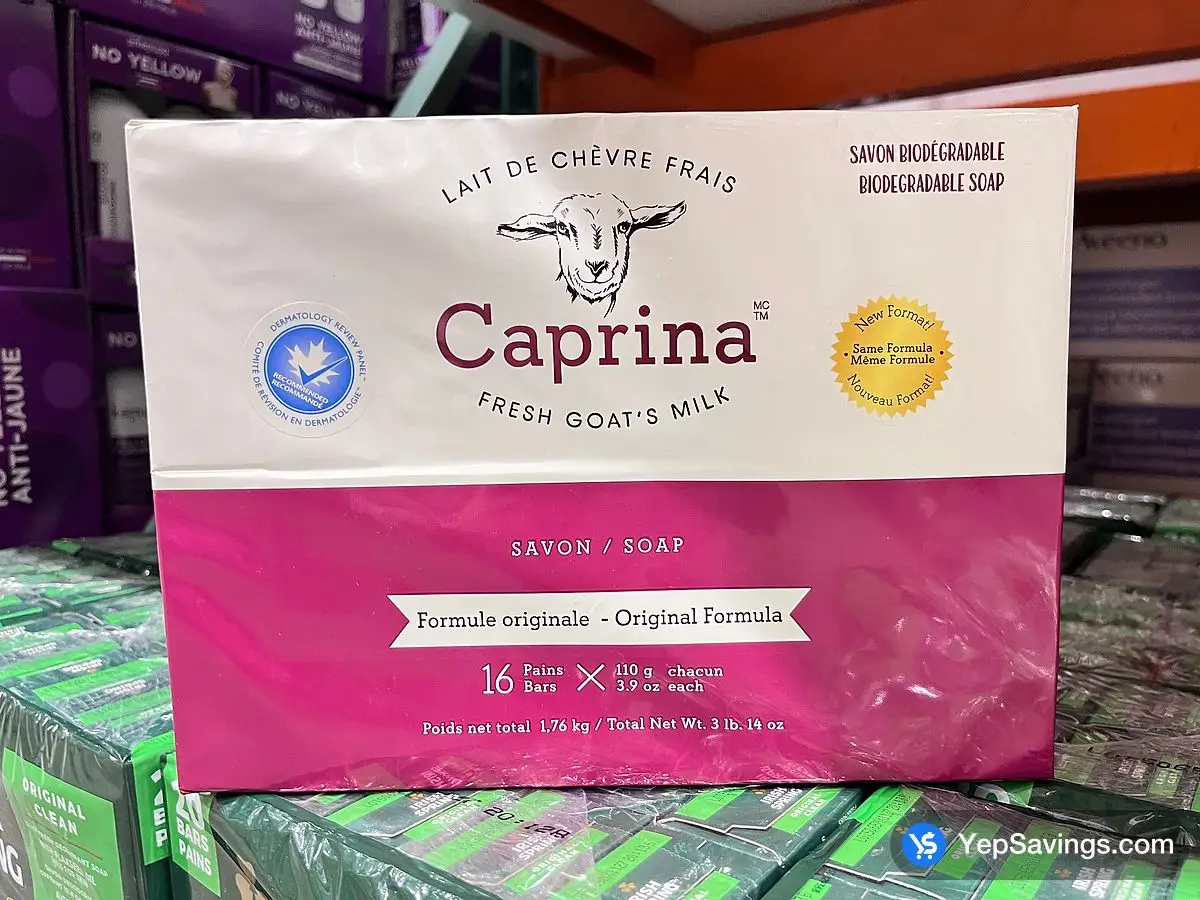 Costco CAPRINA GOAT MILK SOAP 16 x 110 g - Canada (ITM 1826779)