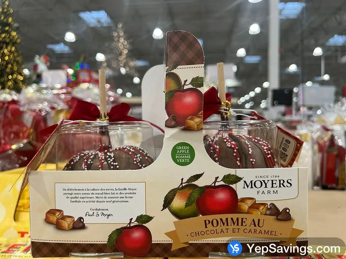 Costco MOYER'S CHOCOLATE / CARAMEL GREEN APPLE 2 pack D3 - Canada (ITM 1030836)