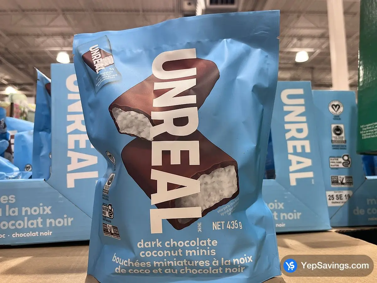 UNREAL BRAND DARK CHOCO COCONUT BAR 435 g ITM 1268728 at Costco