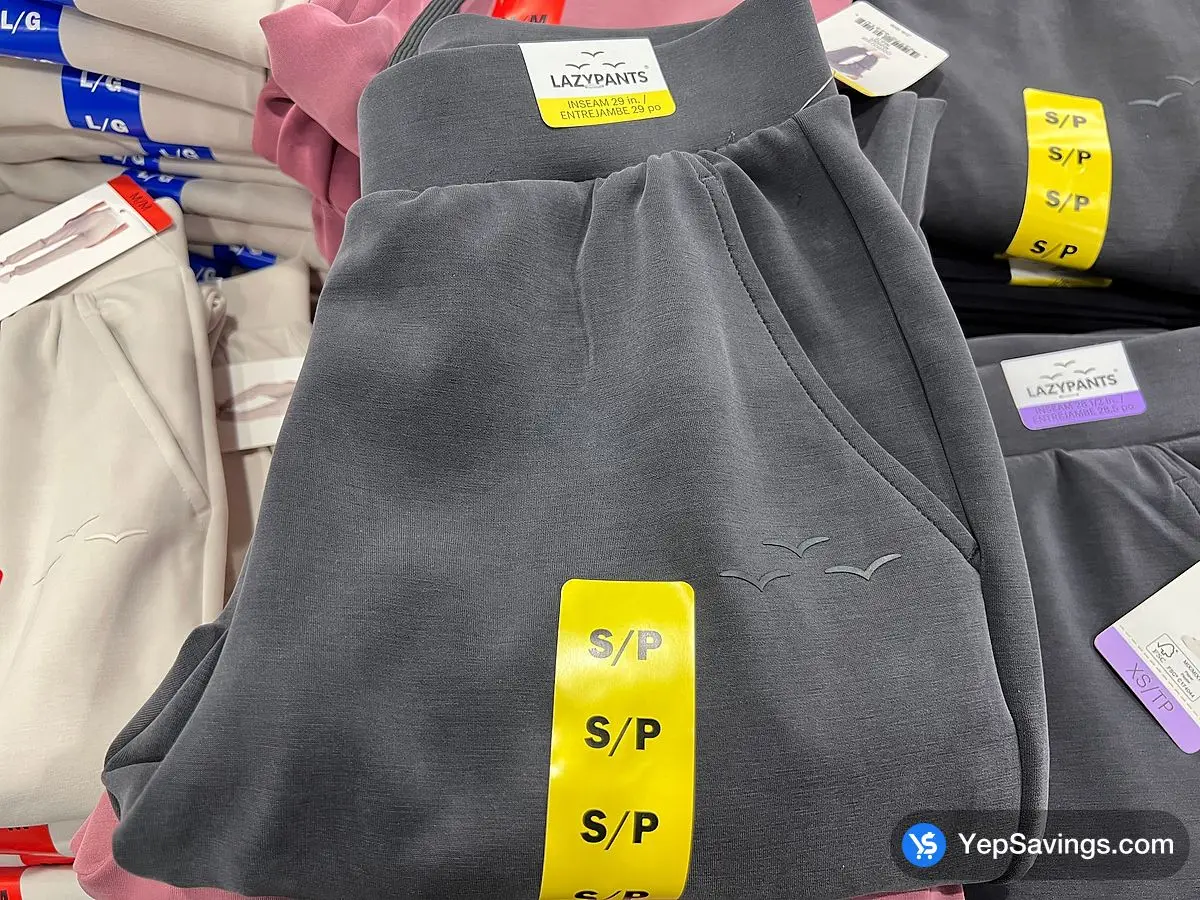 Costco LAZYPANTS SUEDED JOGGER + LADIES SIZES XS - XL - Canada (ITM 4531000)