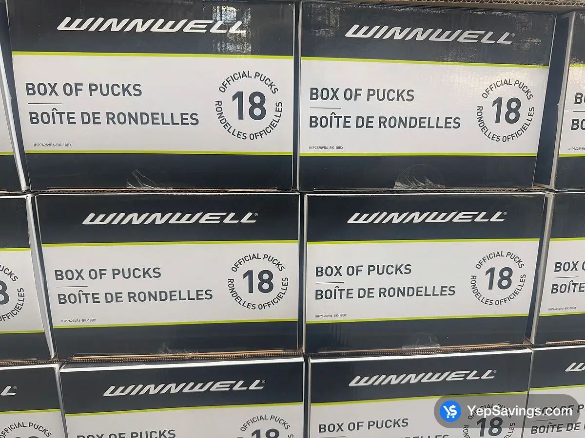 Costco WINNWELL ICE HOCKEY PUCKS PACK OF 18 - Canada (ITM 1619726)