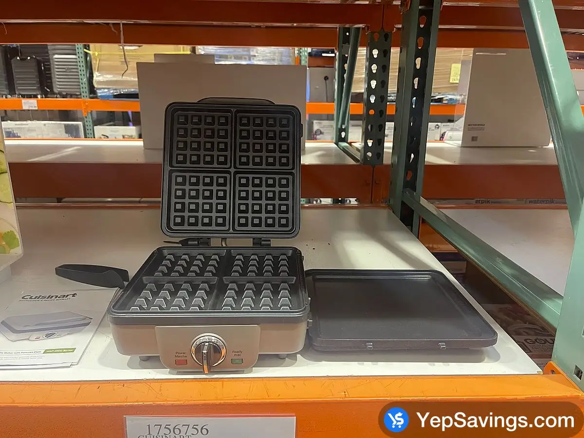 Costco CUISINART BELGIAN WAFFLE MAKER 4 - SLICE - Canada (ITM 1756756)