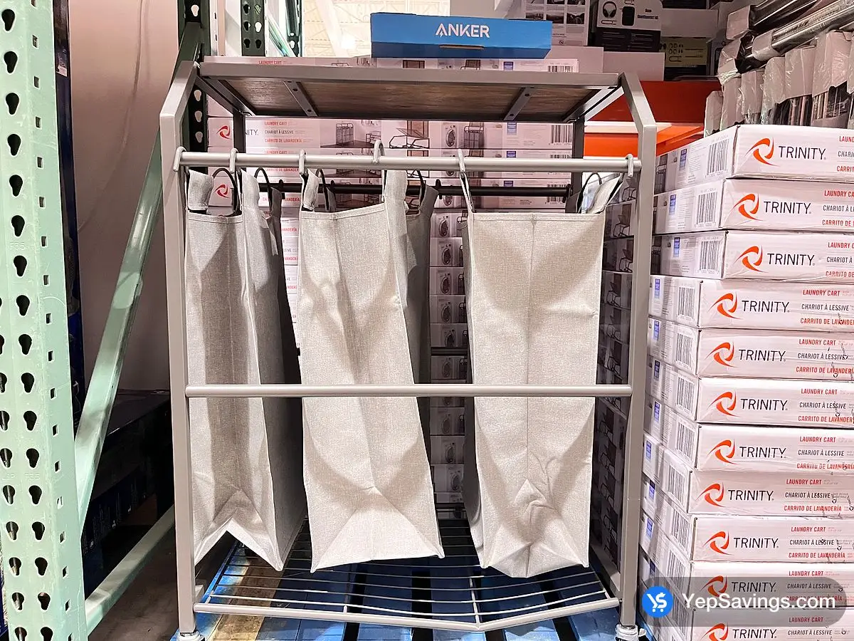 Costco TRINITY LAUNDRY CART 3 BAG SORTER - Canada (ITM 1742414)